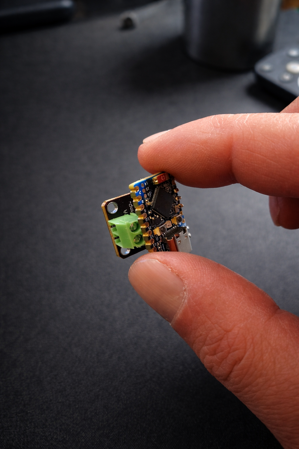Tiny Sendspin speaker amplifier made from an ESP32-S3-Zero and MAX98357A breakout board