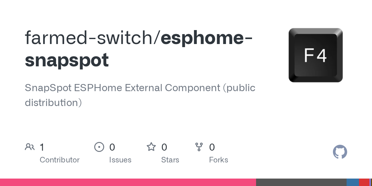 GitHub social preview for farmed-switch/esphome-snapspot