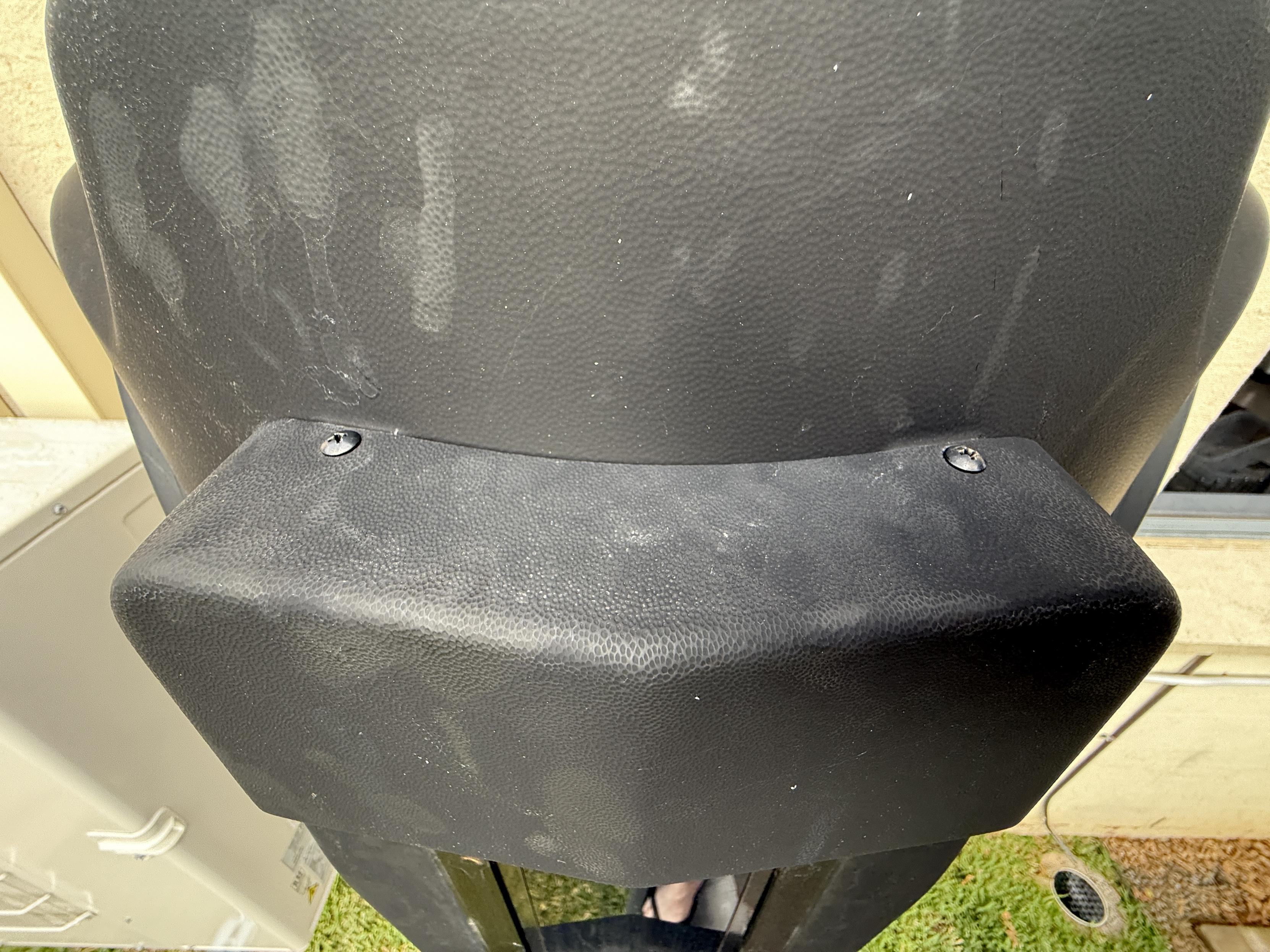 Top screws on the heat pump cover