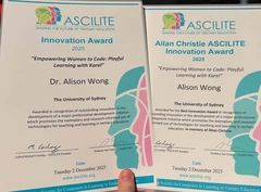 ASCILITE Innovation Award and Allan Christie Innovation Award